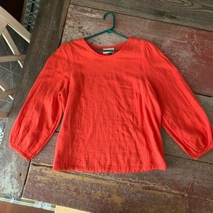 Poppy Seersucker Top / A New Day /Women’s Medium NWOT